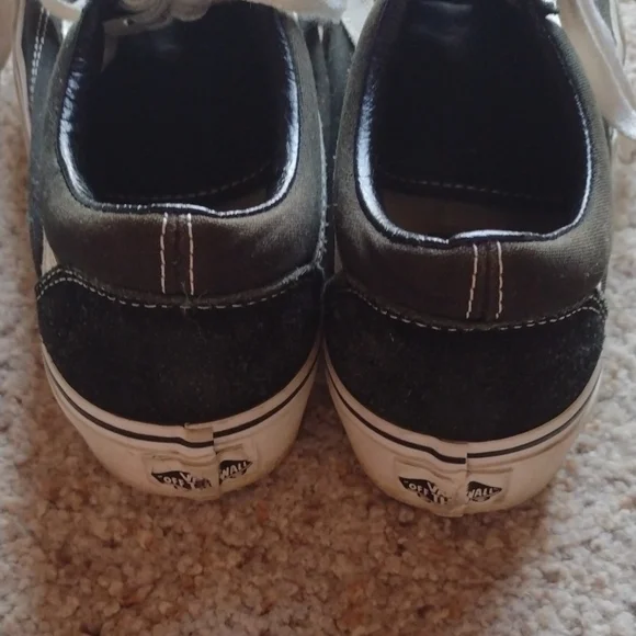 Vans Black and White Old Skool Sneakers - Picture 6 of 9